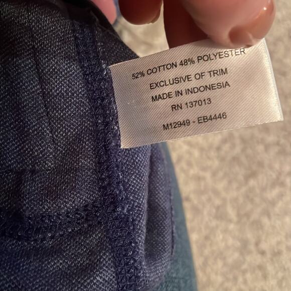 Eddie Bauer Women’s blue Polka Dot Top pullover fleece size small - Picture 6 of 6